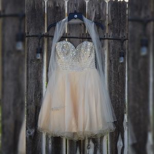 Champagne Prom Dress